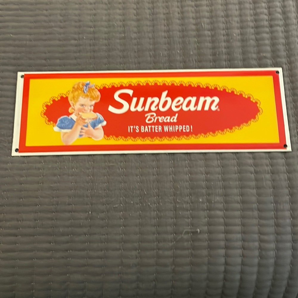 Sunbeam Bread Vintage sign
